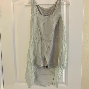 Imported silk tank top